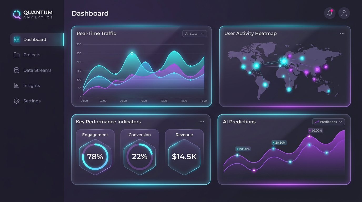 Quantum Analytics 대시보드